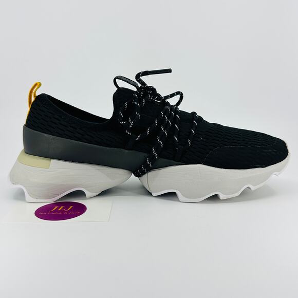 Sorel Women's Kinetic Impact Lace Sneakers Black/White NL4694-010 Size 8.5 - Picture 7 of 11